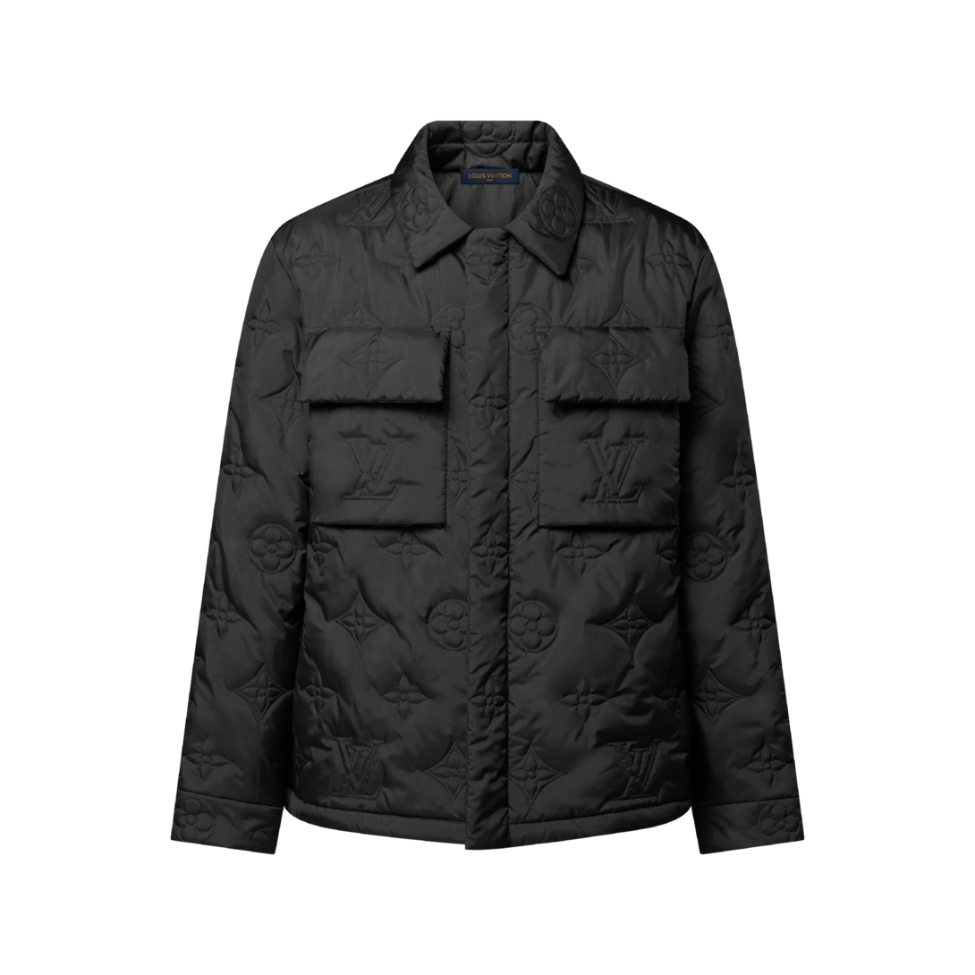 Jent Louis Padded Blouson Mブラック Monogram Padded Light Blouson - Men - Ready-to-Wear | LOUIS VUITTON ®